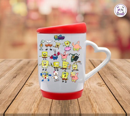 Mugs con Tapa y Base