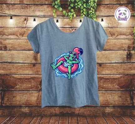 Camiseta Algodón Niñas y Damas