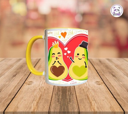 Mugs Blancos Color Interior