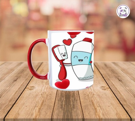 Mugs Blancos Color Interior