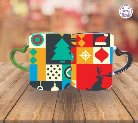 Mugs Blancos Color Interior