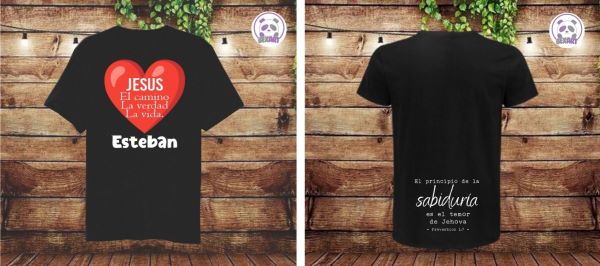Camiseta Algodón Niños y Caballeros