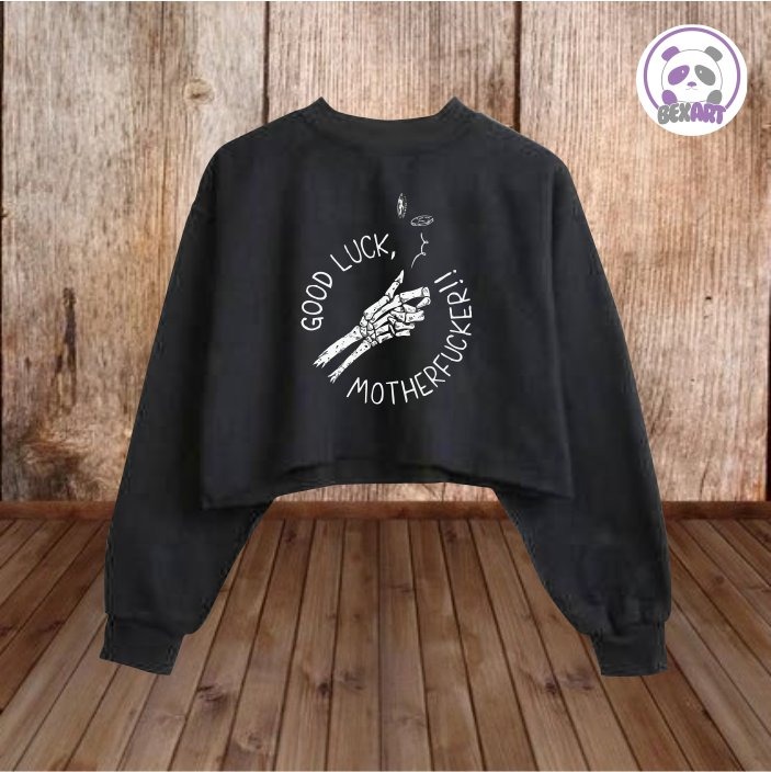 Blusas Crop Top sin Capucha