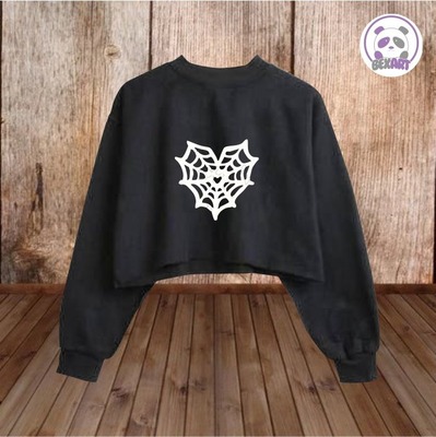 Blusas Crop Top sin Capucha