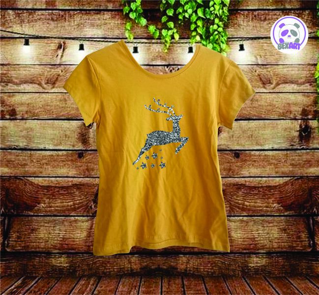 Camiseta Algodón Niñas y Damas