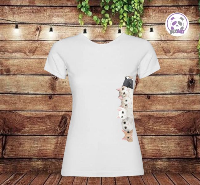 Camiseta Blanca Niñas y Damas