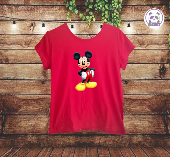 Camiseta Algodón Niñas y Damas