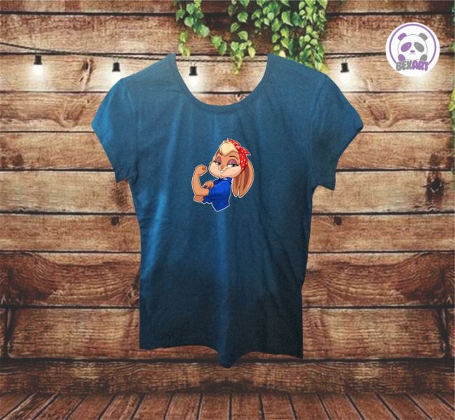 Camiseta Algodón Niñas y Damas