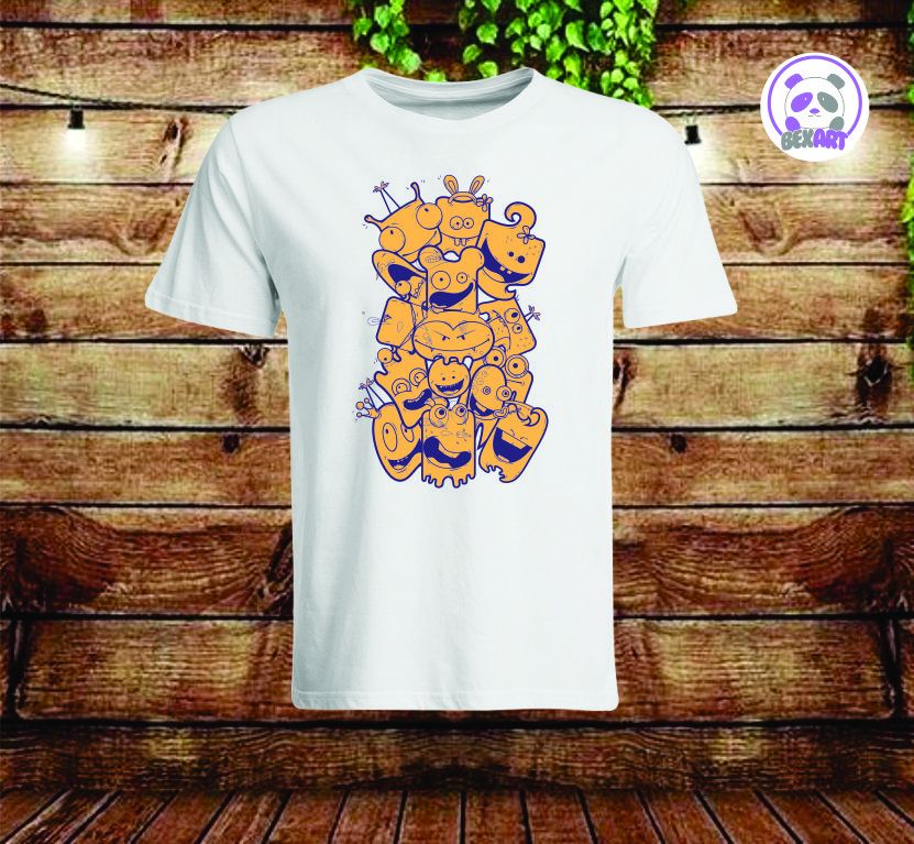 Camiseta Blanca Niños y Caballeros