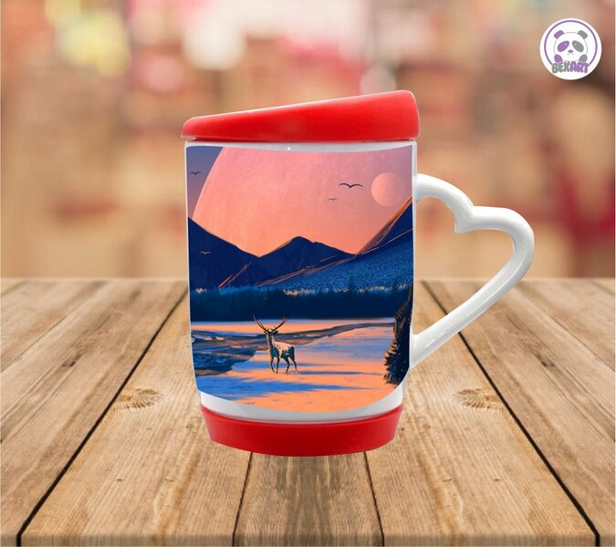 Mugs con Tapa y Base