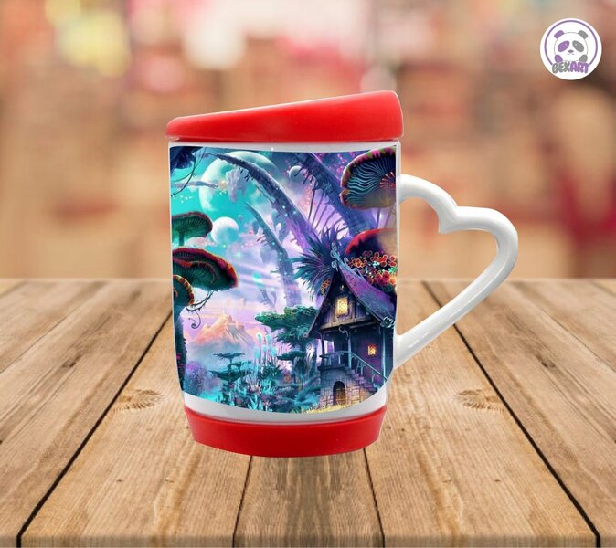 Mugs con Tapa y Base