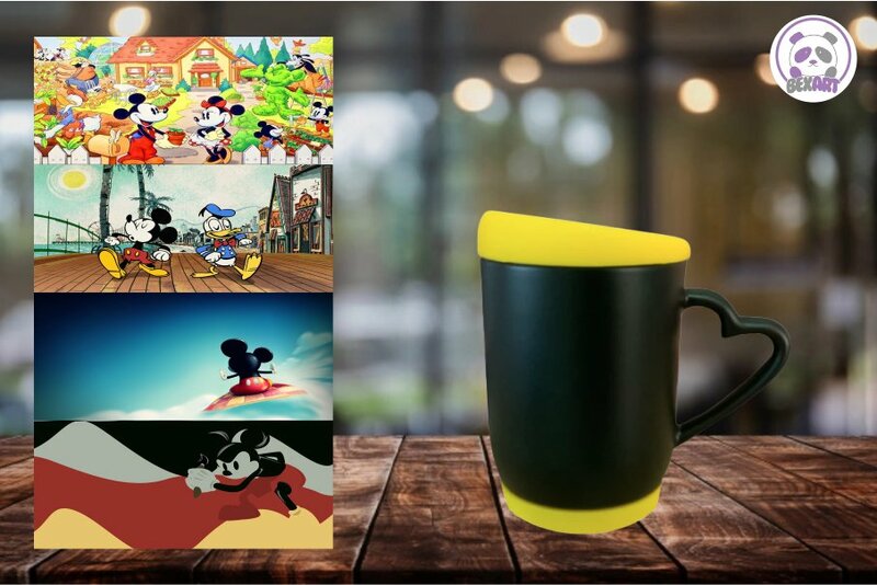 Mugs Mágico con Tapa y Base