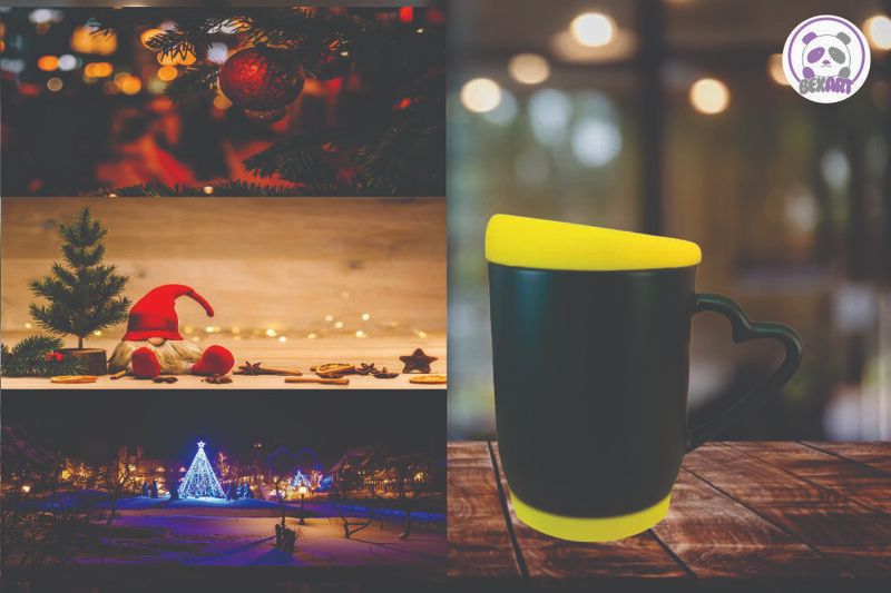 Mugs Mágico con Tapa y Base