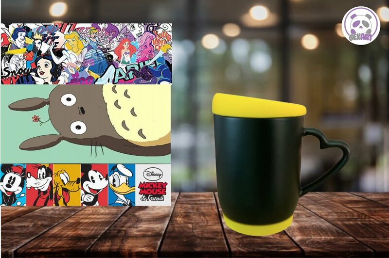 Mugs Mágico con Tapa y Base