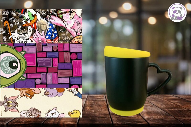 Mugs Mágico con Tapa y Base