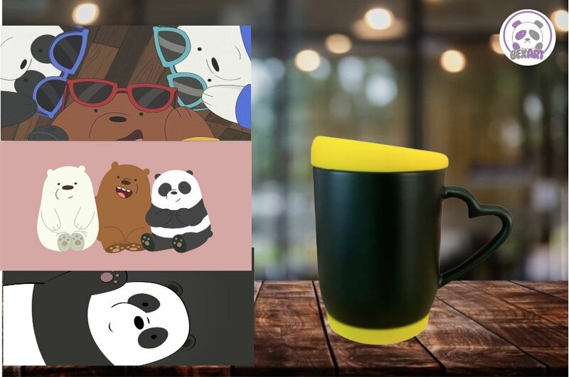 Mugs Mágico con Tapa y Base