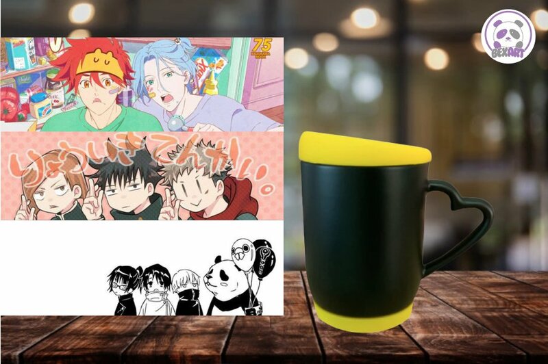 Mugs Mágico con Tapa y Base