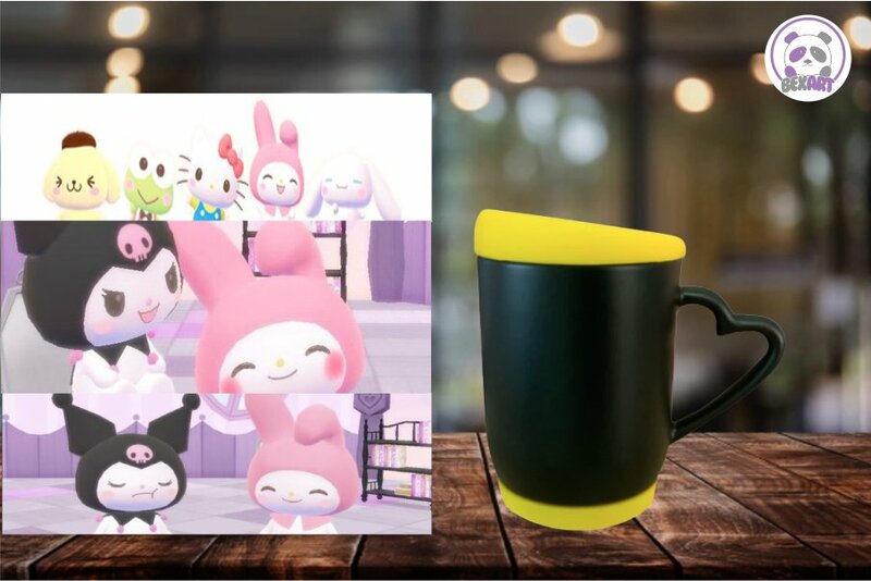 Mugs Mágico con Tapa y Base