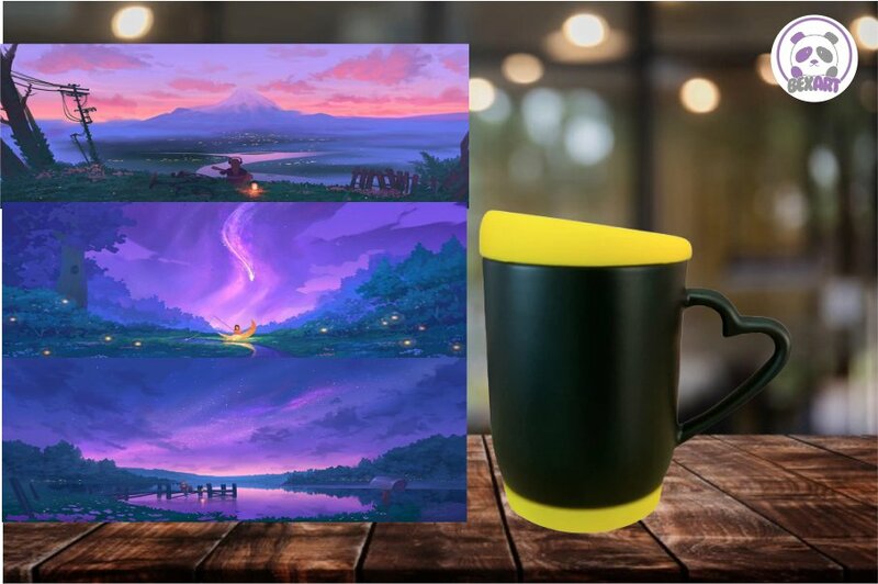 Mugs Mágico con Tapa y Base